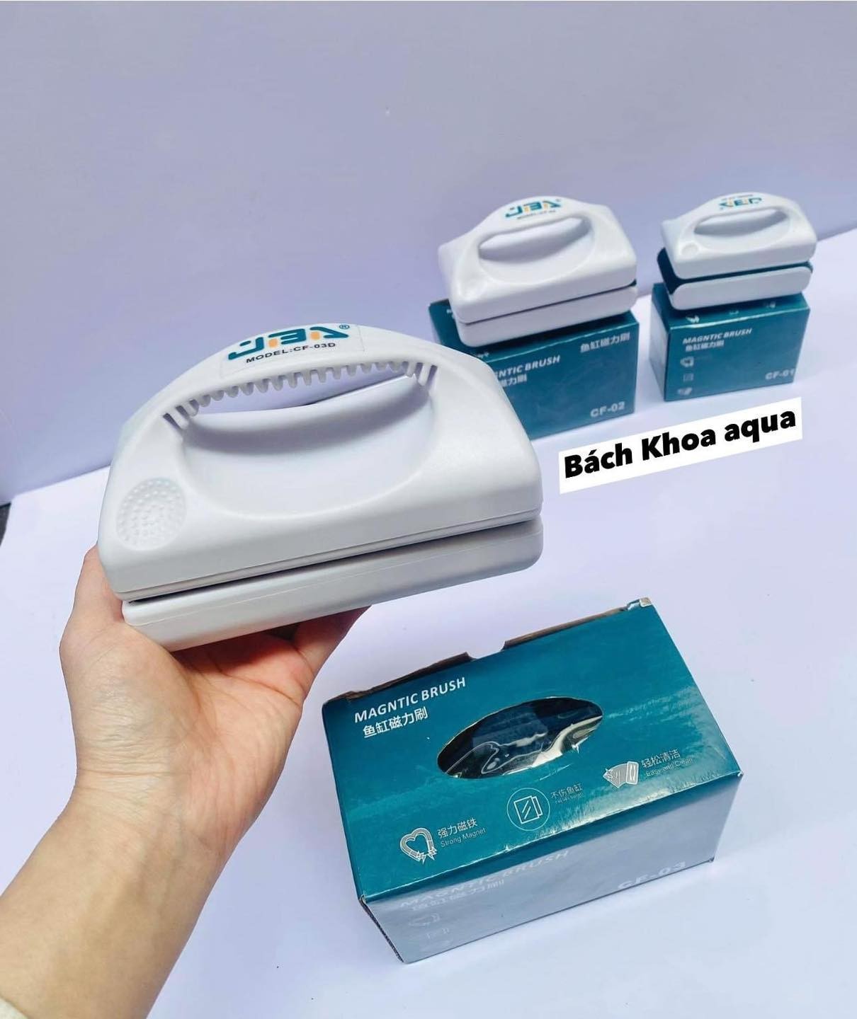 Nam châm vệ sinh bể cá Magntic Brush CF 01-02-03 cho bể cá